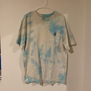 Tie dye carhartt shirt large